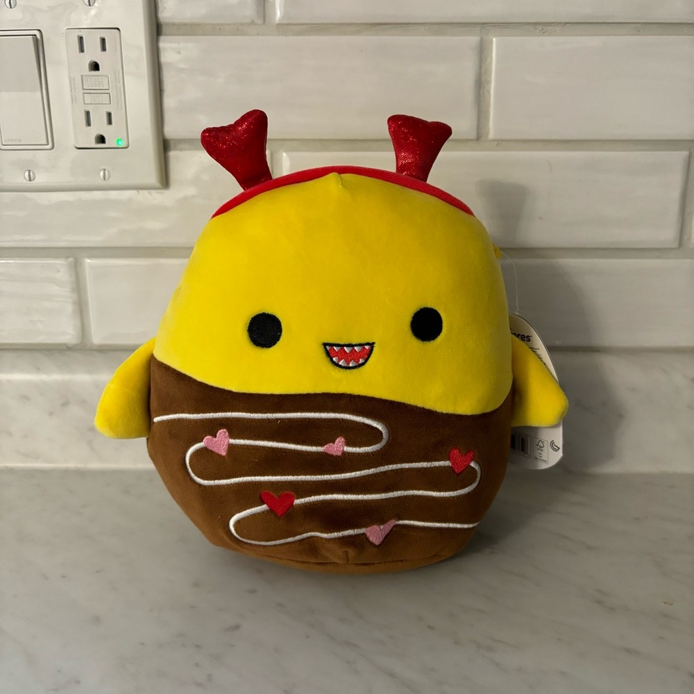 Chandler the Chocolate Dipped Shark Squishmallow